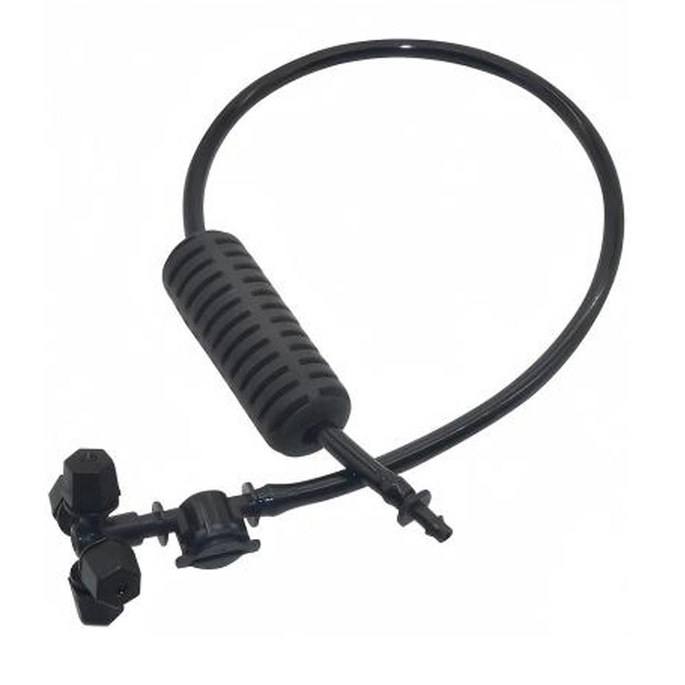 

10 Sets Drip Irrigation System Sprayer 6mm Cross-type Mist Nozzle 50cm 4/7mm Hose Garden Watering Cooling Dust Removal Sprinkler