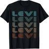 Levi Retro First Name Design T-Shirt