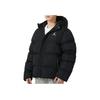 Jordan Solid Color Hooded Zip-Up Cotton Jacket Men Outerwear Black FB7312-010
