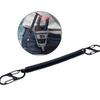 Fishing Lanyards Retractable Coiled Tethers with Carabiner Spring Elastics Rope Boating Fishing Rope Retention Rope