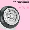 USB Electric Hair Ball Trimmer Shaver Cloth Fabric Fuzz Remover Clothes ShaverWhite