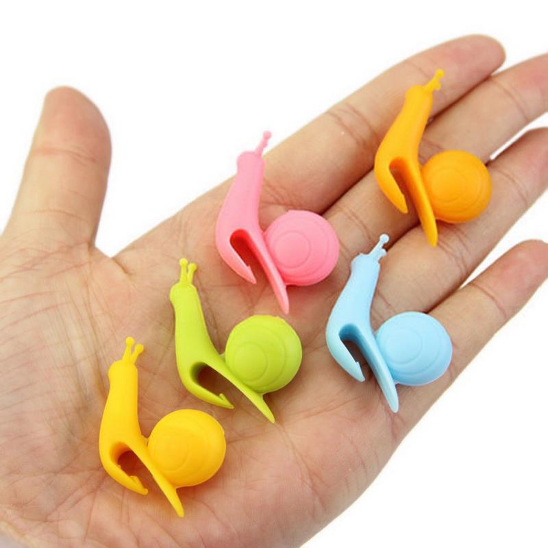 Creative Tea Bag Cup Holder Snail Silicone Tea Maker