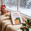 College Survival Christmas Gift Card Book DIY Spiral Binding Festive Design Functional Xmas Card Book College Student Gift
