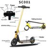 Foldable Rechargeable Children's Electric Scooter - Mini Commuter Toy Vehicle