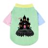 1 Pc Halloween Pet Shirts Cute Ghost Pumpkin Print T‑Shirt Cats & Dogs Costume Festival Apparel For Party Cosplay