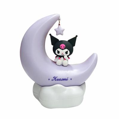 MINISO X Sanrio Kuromi Moon Buds Sweet Dreams LED Light Up Ornament Cute Night Light Chibi Figures Doll