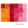 24 Colors Craft Beads 720PCS Bracelet Beads Versatile Large Hole Beads  Hair Braiding