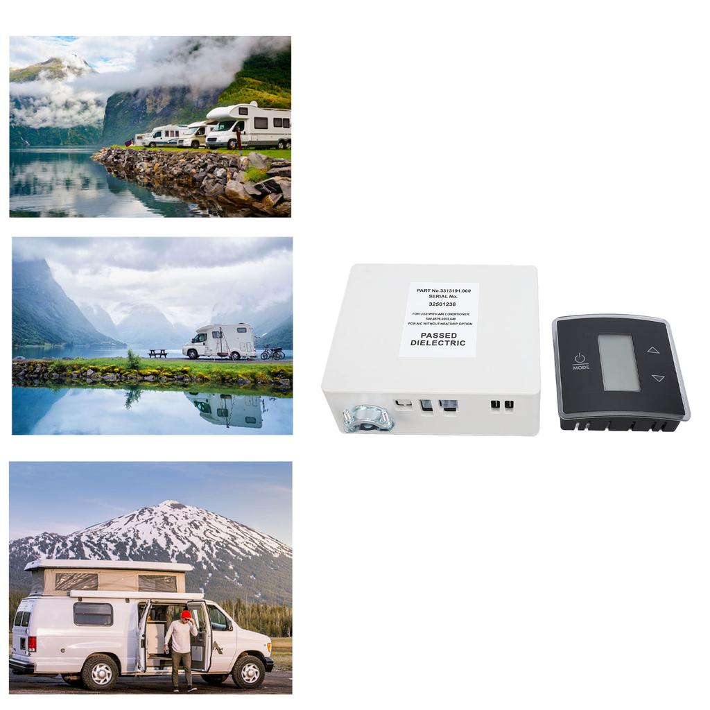 RV Wall Thermostat Control Kit LCD Display 3316230.714 Single Zone CT Thermostat with Control Board for Air Condtioners B59530 B57915