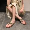 Fashion 2025 New Summer Women Sandals Genuine Leather Women Shoes Open Toe Low Heel Casual Buckle Strap Shoes Flower Modern Sandals