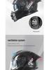 Ultra Lightweight Carbon Fiber Double Lens Full Face Cycling Helmet
