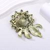 Vintage Sunflower High-end Oversized Sunflower Flower Plant Brooch