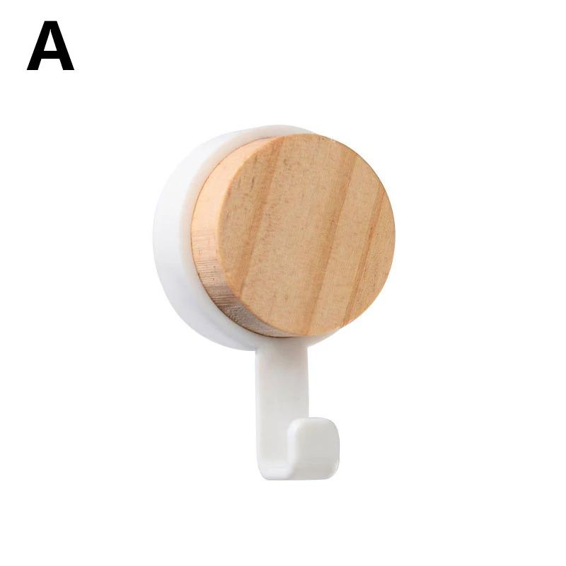 Suport chei din lemn, pălărie, eșarfă, organizator de depozitare, suport magnetic puternic pentru chei, suport pentru depozitare, cârlige pentru telefon, umerase autoadezive montate pe perete