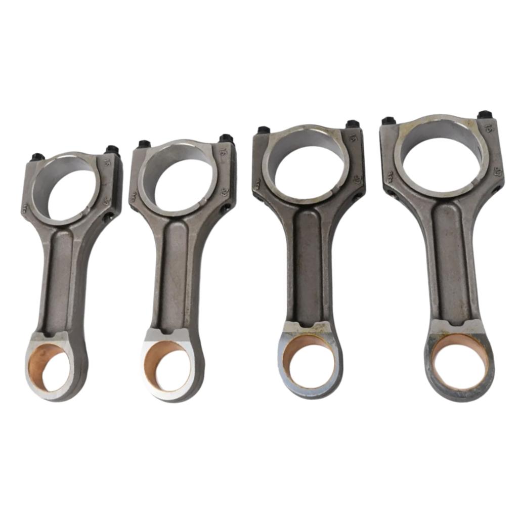 4pcs N47 N47D20 Connecting Rod For BMW 120d 320D X1 X3 E90 F25 F30 2.0 Diesel 11247807345 11247812640 Engine Parts