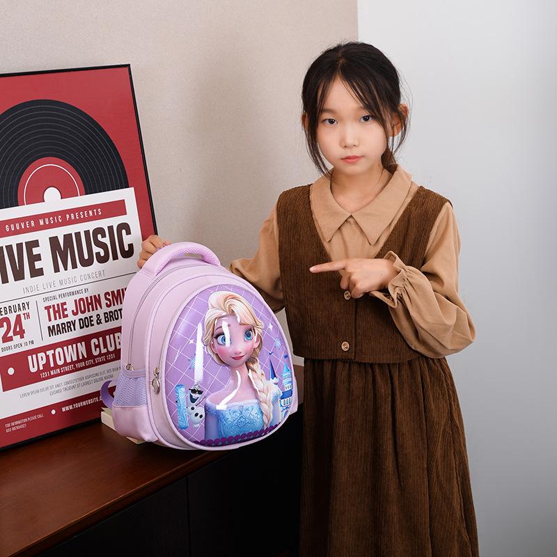 Kindergarten Small And Medium Class Schoolbag Cute Printed Foreign Air Pressure Shell Boys And Girls Backpack Cartoon Animation Children'S Backpack