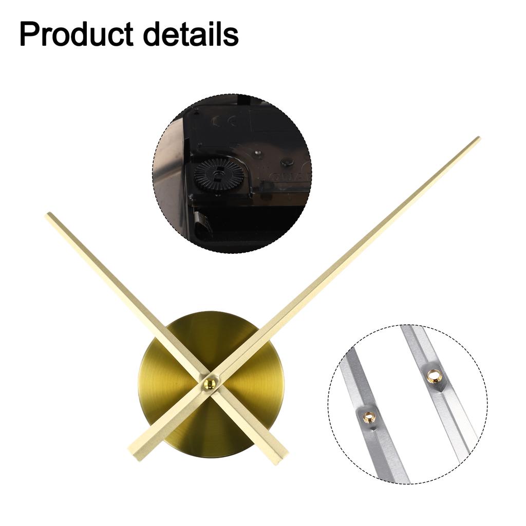 Craft Clock Replacement Parts DIY Large Needle Wall Clock Mechanism Kit