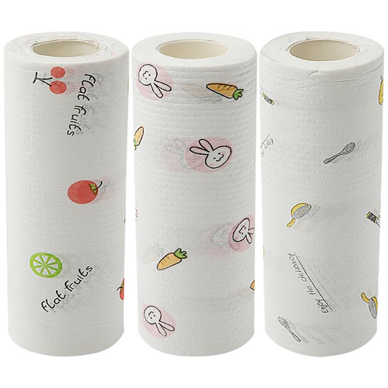 Thickened Dual-Use Kitchen Cloth: Disposable Wet & Dry Water-Absorbing Dishwashing Rags