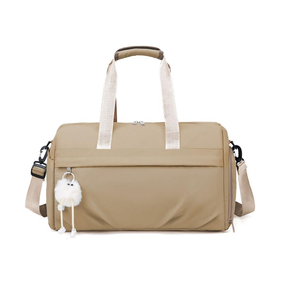 Women's fashion sports training fitness yoga bag short outing simple and lightweight portable pull rod travel bag