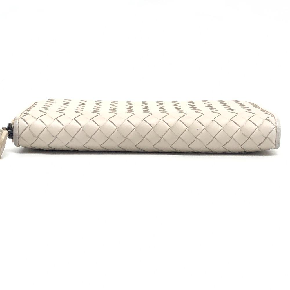 BOTTEGA VENETA 114076 Intrecciato Long wallet Zip Around Long Wallet