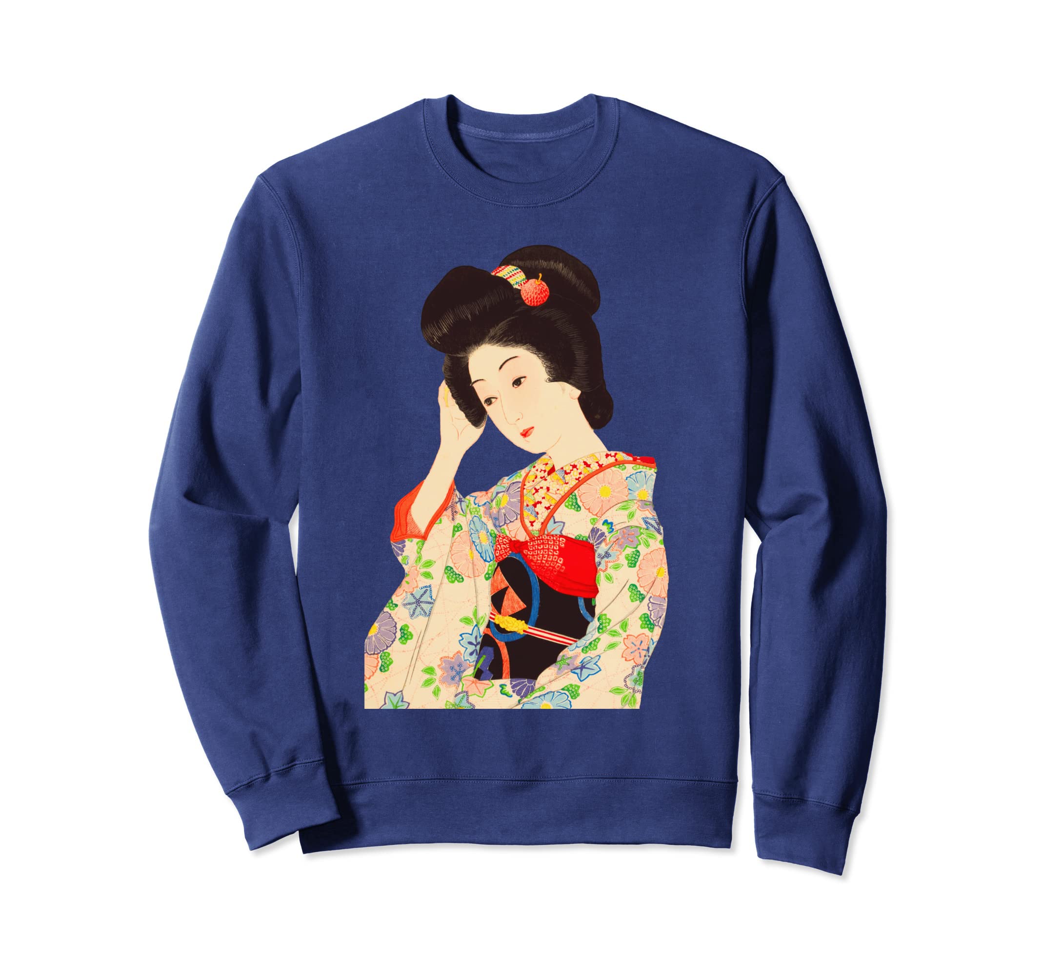 

Geisha, Maiko, Kimono, Japanese Art, Japan, Japanese Painting, Kawase Hasui, Shinhanga, Spring, Sweatshirt
