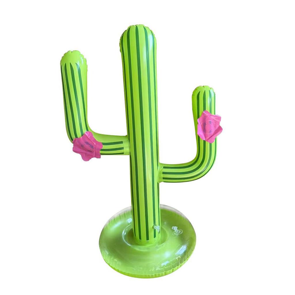 Inflatable PVC Cactus Ring Toss Game Toy