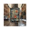 Cartello in Latta Vintage Decorazione Murale Targhetta Metallica Arte per la Casa