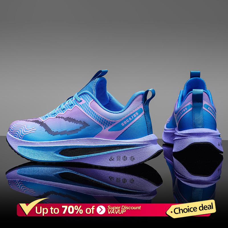 Marathon Men Sports Speciality Running Shoes Carbon Board Breathable Lightweight Women'S Comfortable Athletic Nonskid Sneakers