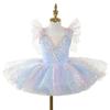 Princess Dress Fashion Sequin Kids Ballet Dress Puffy Modern Performance Clothes Party Dress Princess Dress Dance