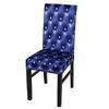 Elegant 3d Pattern Spandex Removable Stretch Chair Seat Covers With Soft Fabric Touch