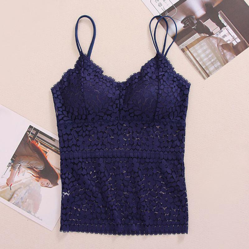 

Женский красивый бюстгальтер с мягкой подкладкой на спине, жилет, кружевное нижнее белье One Size