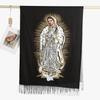 Women Elegant Virgin Mary Portrait Scarf Tassel Cashmere Scarf Women Thick Fatima Shawl Wrap Winter Ethnic Prayer Scarf 180*70Cm