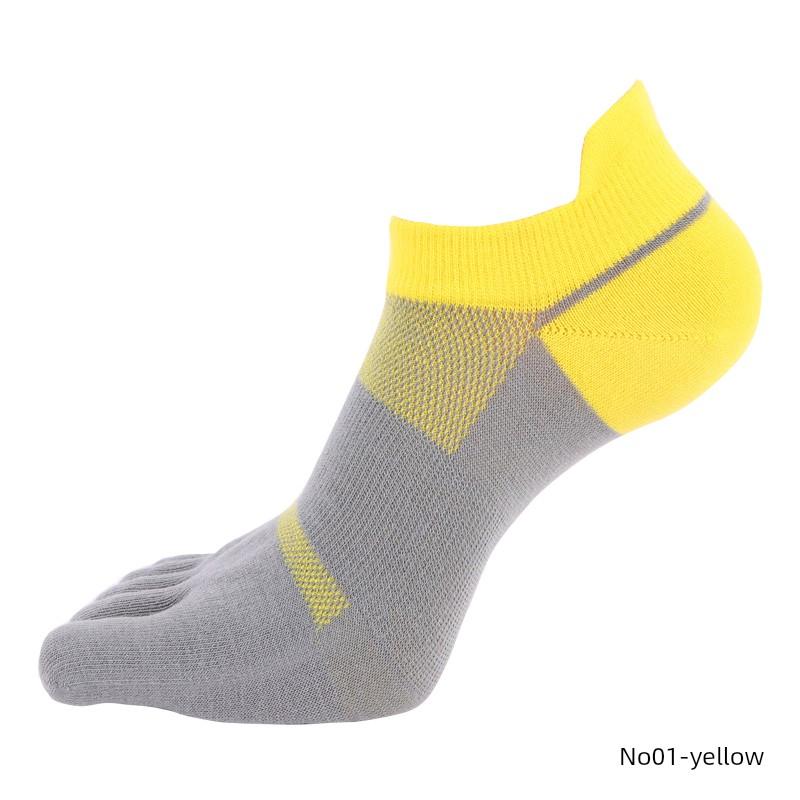 Coolmax Sportsocken Schnelltrocknend Atmungsaktiv Fünf-Zehen-Socken für Damen und Herren Outdoorsport Geteilte Zehensocken Kurze Socken