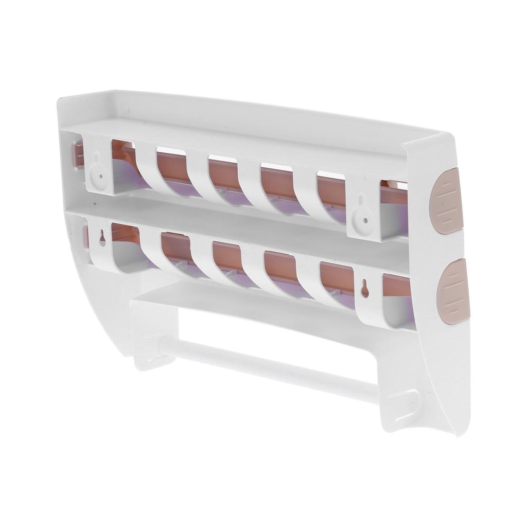 Plastic Wrap Storage Rack Cling Film Dispenser Cutter Paper Towel Holder Kitchen Supplies