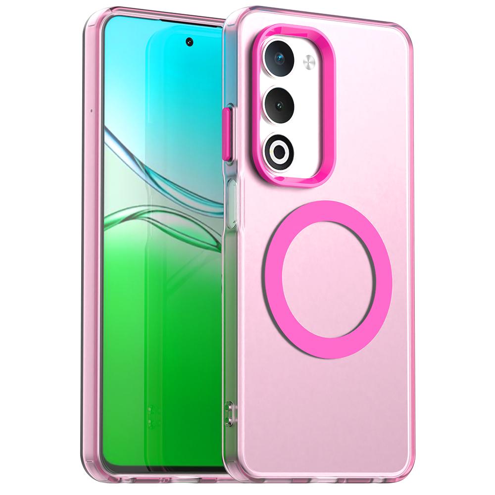 Magnetic Wireless Charging Case For OPPO A5 5G 4G Cover Candy Colors Transparent Back Shell Fundas Coque