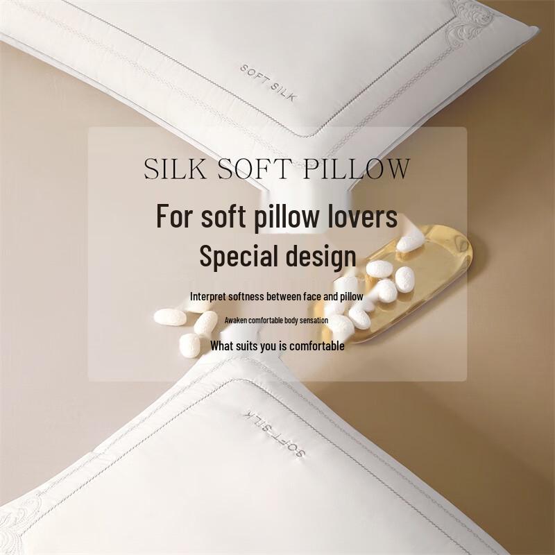 Mercury Home Textiles Class A Antibacterial Silk Pillow (Pair)