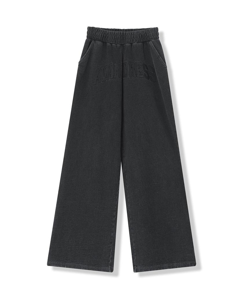 AVANDRESS Felt 3D Pigment Wide Pants - 3Col