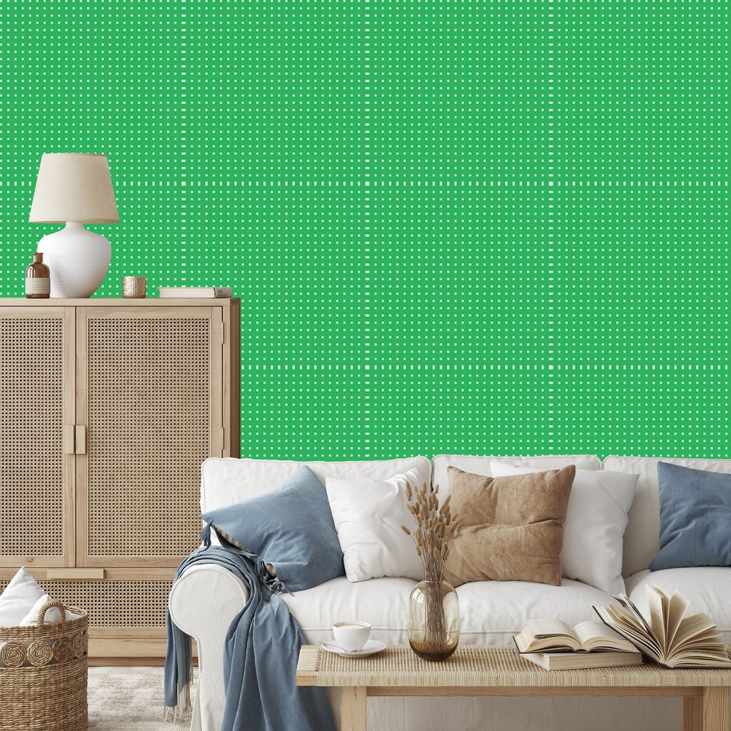 Green Dots Wallpaper, Green Center for Living Room and Bedroom 50x1000