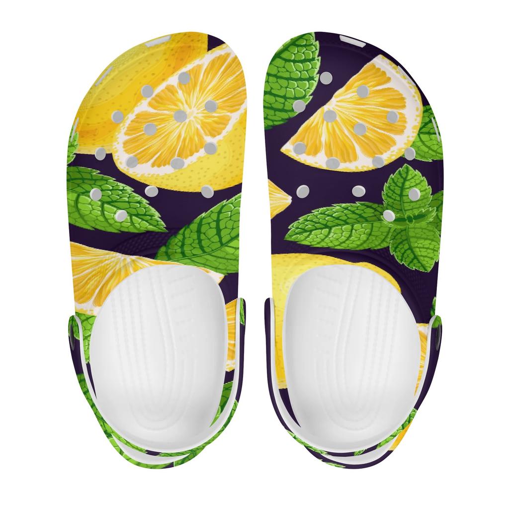 Cartoon Printed EVA Clogs Men Women Comfortable Breathable Slip On Summer Sandals Casual Shoes Soft Footwear Leisure Wear