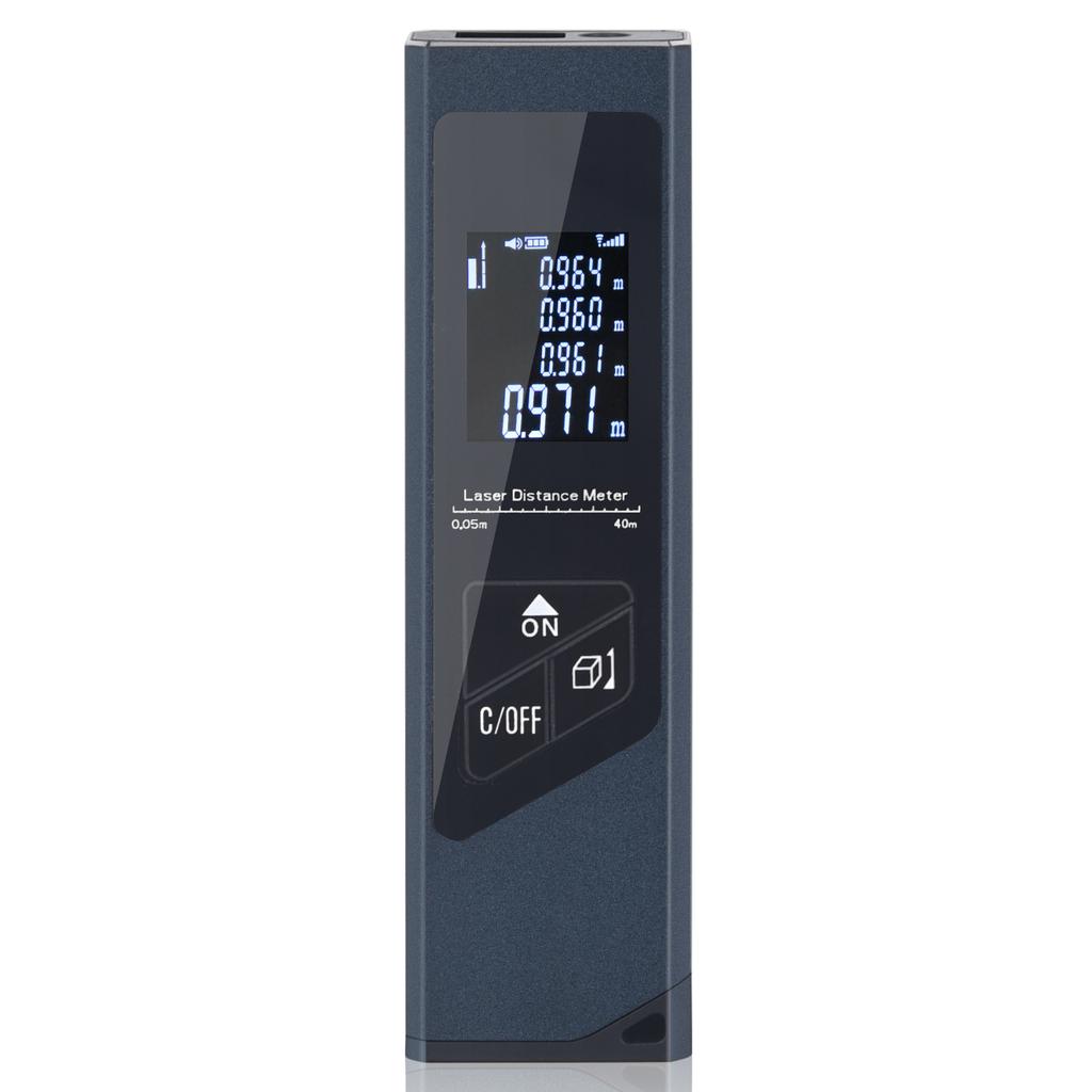 40M Smart Digital Laser Distance Meter Range Portable Rangefinder Range Finder Mini Handheld Distance Measuring Tool Meter