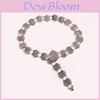 Feminine Metal Waist Chain With Vintage Floral Carving For Traditional Dance And Ethnic Style