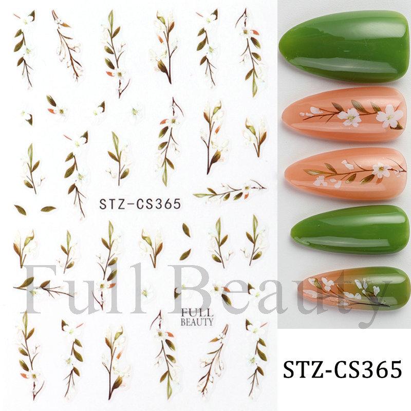 Nail Art Stickers Ins Red Lip Cherry Strawberry Y2K Sweet Cool Style Bow Digital Adhesive Nail Stickers