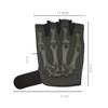 Riding Fingerless Gloves Non-slip Half Finger Gloves for Motorcycle Biking Hiking Hunting Outdoor Use Active
