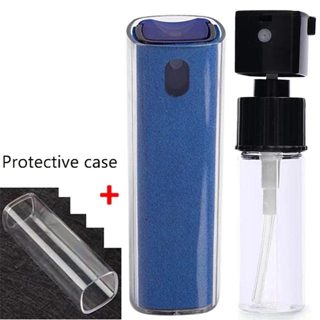 2in1 Microfiber Screen Cleaner Spray Bottle for Mobile Phone Ipad Computer Microfiber Cloth Wipe Car Cleaning Windscreens Wipes