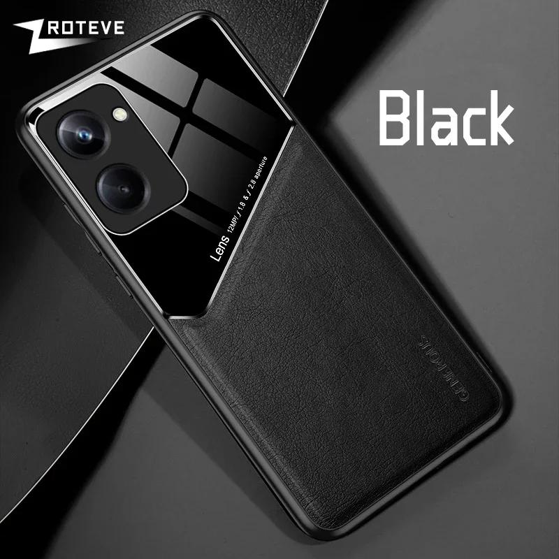 Realme10 Pro Case PU Leather Car Magnetic Hard PC Cover For OPPO Realme 10 11 Pro Plus + Realme11 Pro+ 5G Phone Cases