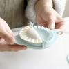 Wheat Straw Dumpling Maker - 2-in-1 DIY Dumpling Mold for Pierogi, Eco-Friendly Press Tool with Non-Slip Handle & Storage Hole
