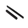 2 Pcs/set Saddle Nut Ebony Upper Nut(52x6x9mm) + Saddle (80x3x9/8mm) for Classical Guitar