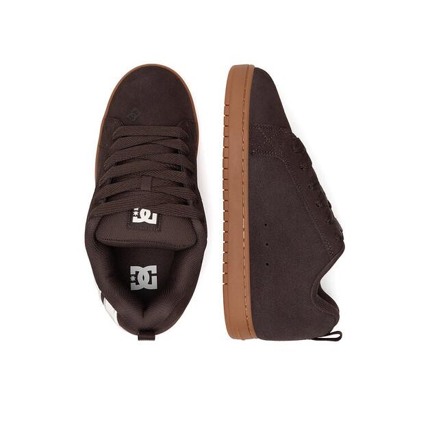 Мужские кроссовки DC Court graffik se 01665200 коричневые
