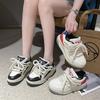 Hong Kong Style Bread Shoes Student White Shoes Breathable Board Shoes Autumn New Versatile Casual Sports Shoes Women