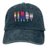 Adjustable Solid Color Baseball Cap Popsicles Washed Cotton LGBT transgender Sports Woman Hat