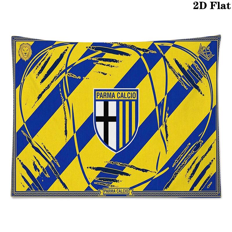 Parma Calcio Wall Tapestry Aesthetic Wall Hanging Printed Fabric Blanket Decorative Tapestries for Bedroom Living Room Home Decor