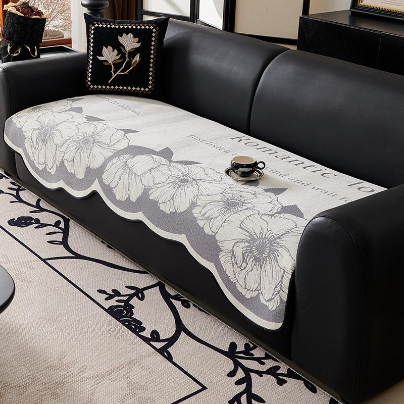 Chenier Special-Shaped Sofa Cushion  New High-End Non-Slip Seat Cushion Universal In All Seasons Irregular Straight Row Cover